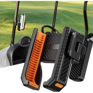 Golf Phone Holder Mount -‎ Golf Cart Compatible All Smartphones Secure Magnetic